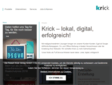 Tablet Screenshot of krick.com